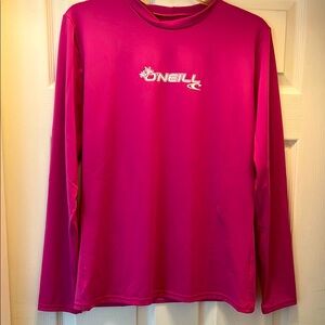 O'Neill Women's Pink Long Sleeve XL swimshirt